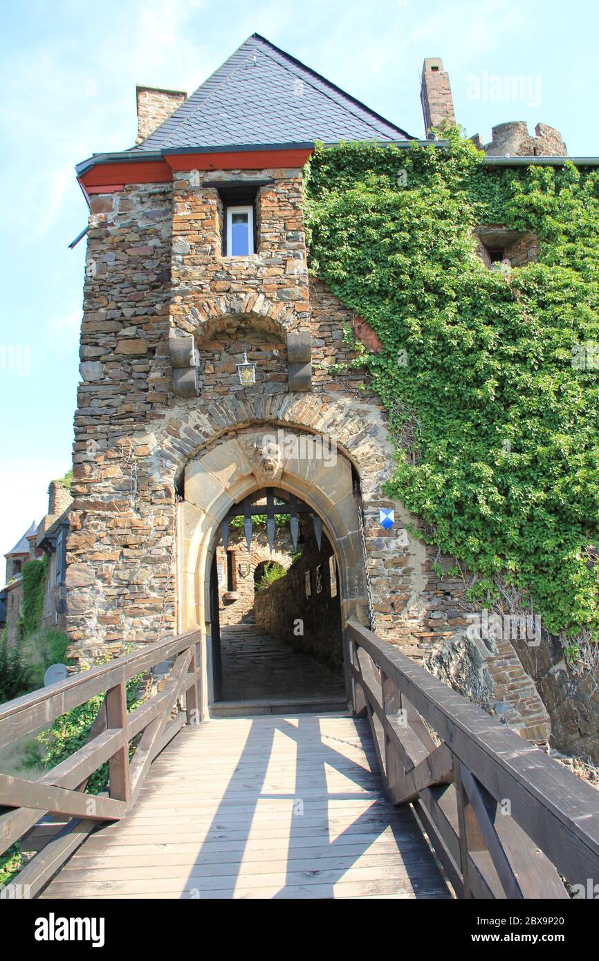 Le rovine del castello di Turant in Germania Foto Stock