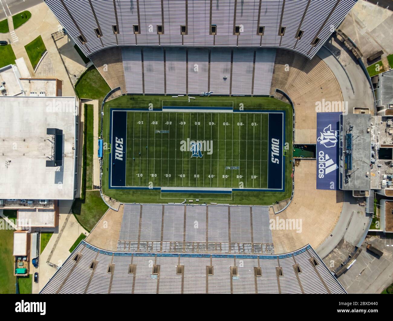 Houston, Texas, Stati Uniti. 29 maggio 2020. 29 maggio 2020 - Houston, Texas, USA: Il Rice Stadium è uno stadio di football americano situato nel campus della Rice University di Houston, Texas. Credit: Walter G Arce Sr Grindstone Medi/ASP/ZUMA Wire/Alamy Live News Foto Stock