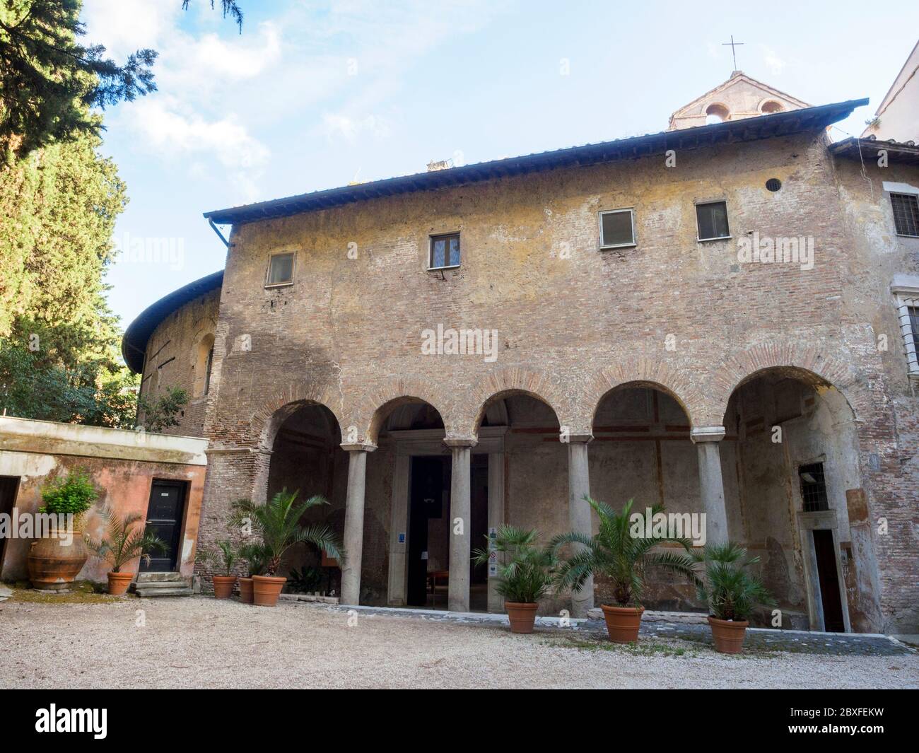Basilica di Santo Stefano Rotondo al Celio - Roma. Italia Foto Stock