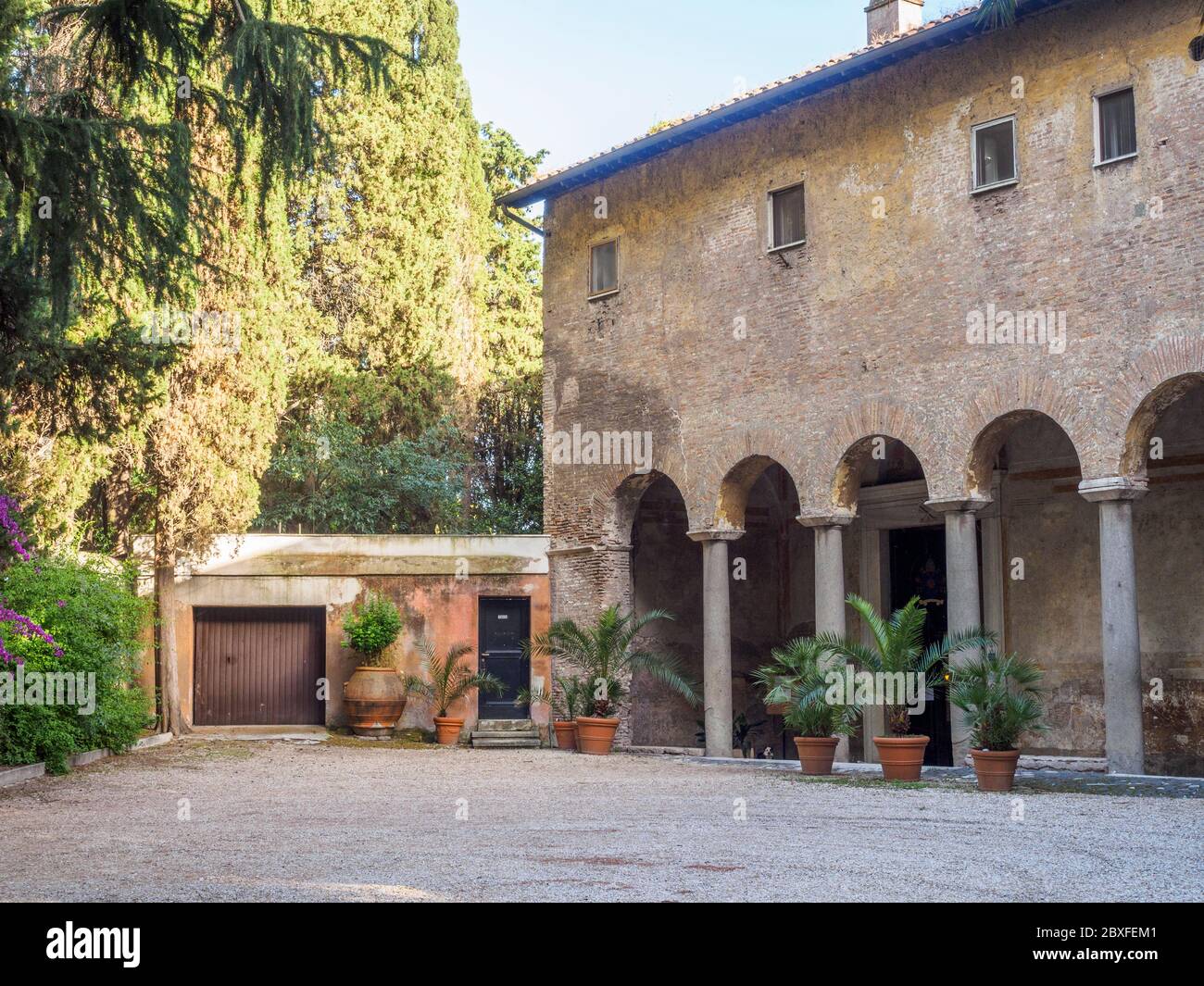 Basilica di Santo Stefano Rotondo al Celio - Roma. Italia Foto Stock