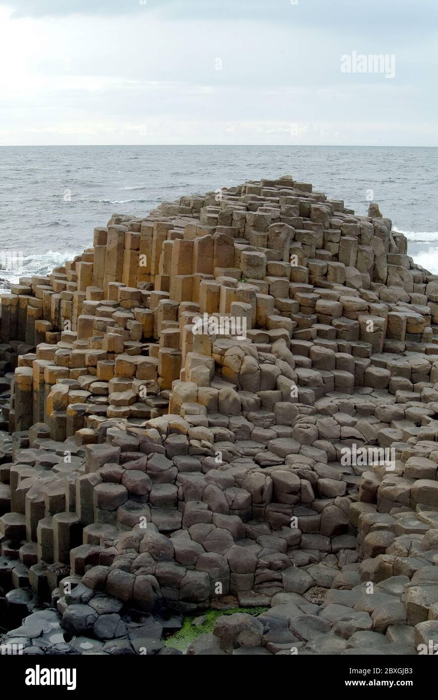 Giant's Causeway, Irlanda del Nord, Nordirland, Europa, Észak-Írország, patrimonio dell'umanità dell'UNESCO Foto Stock