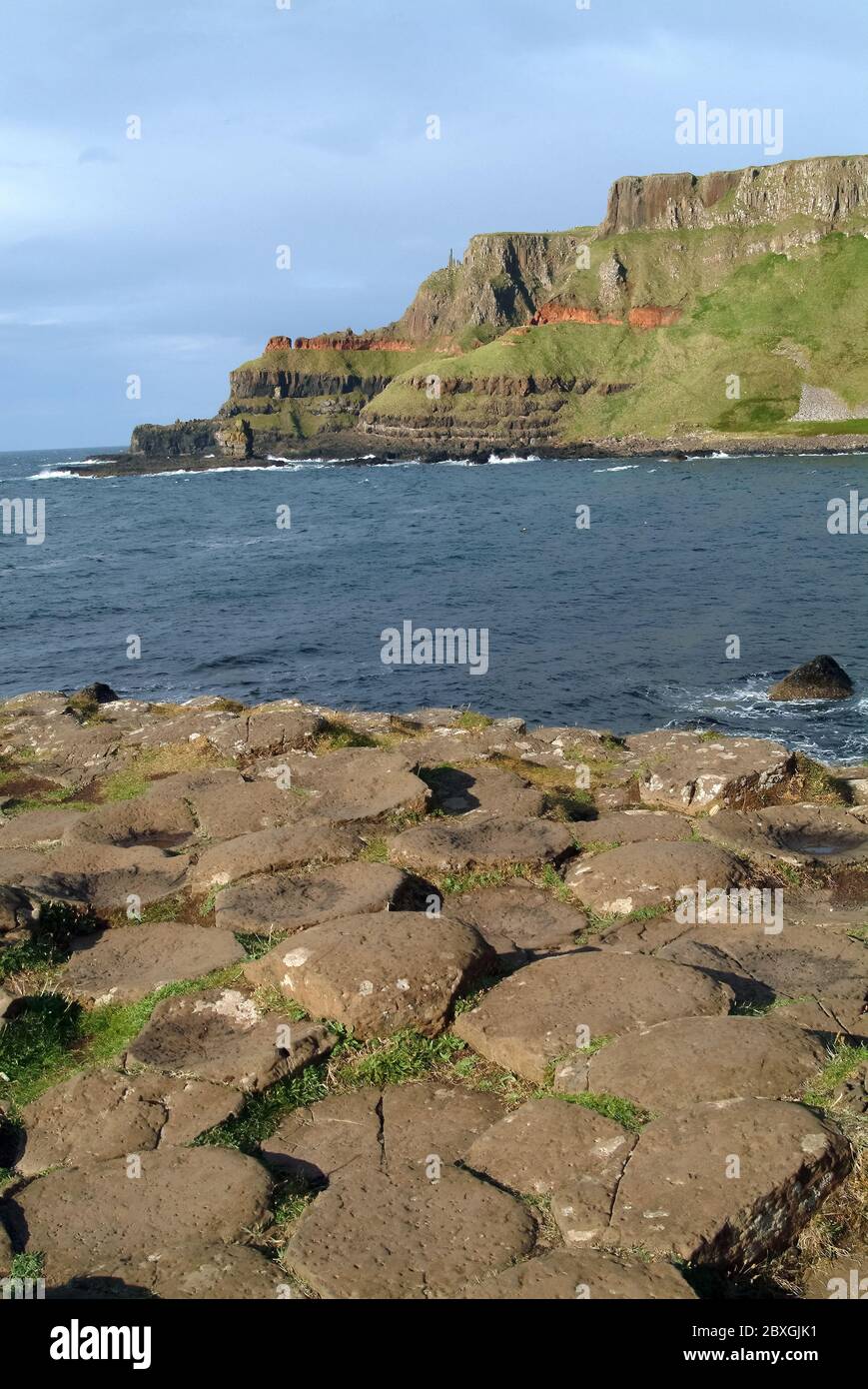 Giant's Causeway, Irlanda del Nord, Nordirland, Europa, Észak-Írország, patrimonio dell'umanità dell'UNESCO Foto Stock