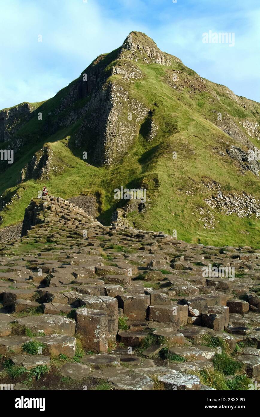 Giant's Causeway, Irlanda del Nord, Nordirland, Europa, Észak-Írország, patrimonio dell'umanità dell'UNESCO Foto Stock