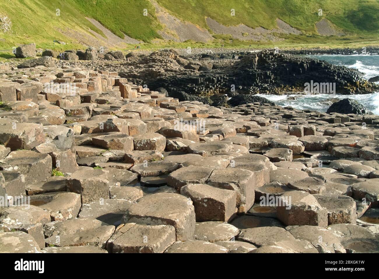 Giant's Causeway, Irlanda del Nord, Nordirland, Europa, Észak-Írország, patrimonio dell'umanità dell'UNESCO Foto Stock