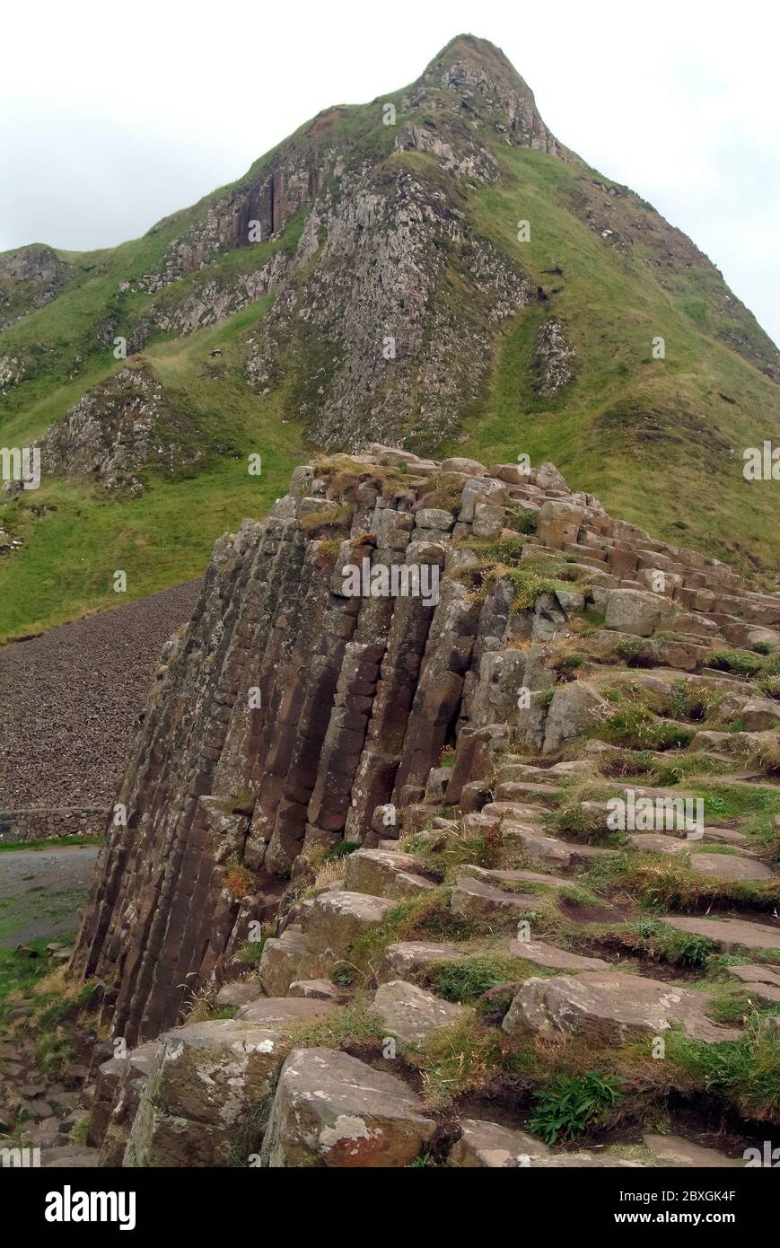 Giant's Causeway, Irlanda del Nord, Nordirland, Europa, Észak-Írország, patrimonio dell'umanità dell'UNESCO Foto Stock