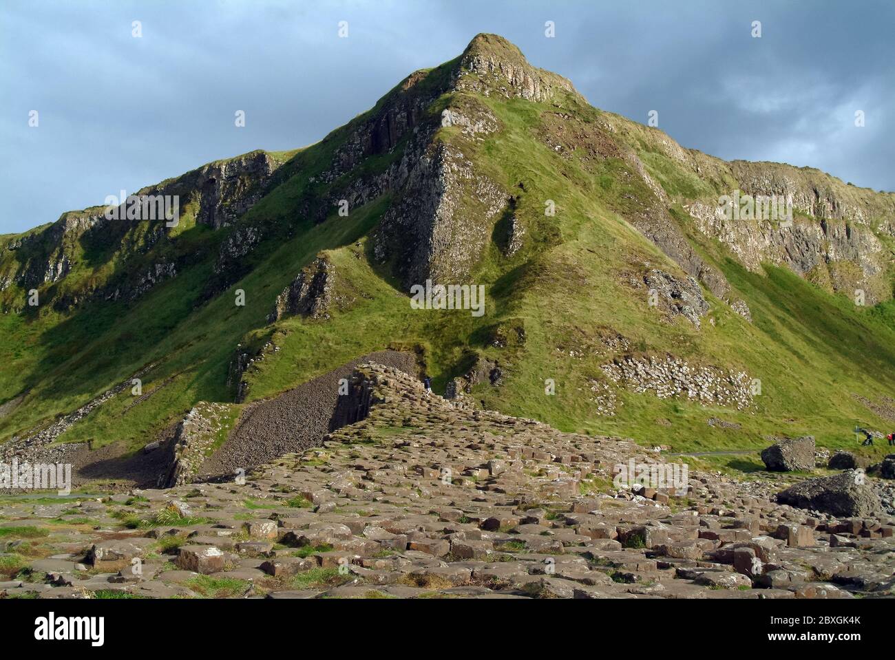 Giant's Causeway, Irlanda del Nord, Nordirland, Europa, Észak-Írország, patrimonio dell'umanità dell'UNESCO Foto Stock