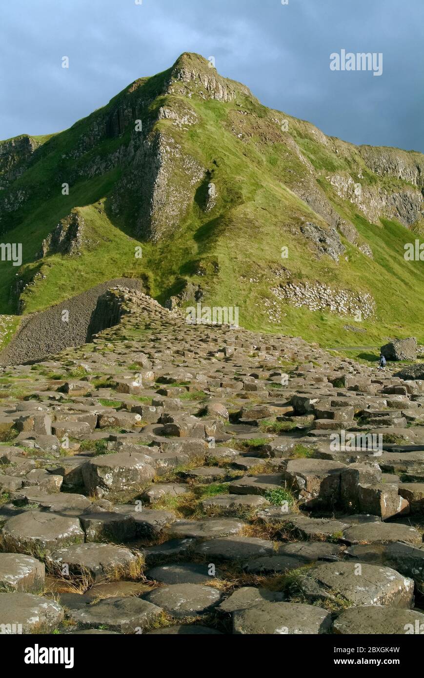 Giant's Causeway, Irlanda del Nord, Nordirland, Europa, Észak-Írország, patrimonio dell'umanità dell'UNESCO Foto Stock