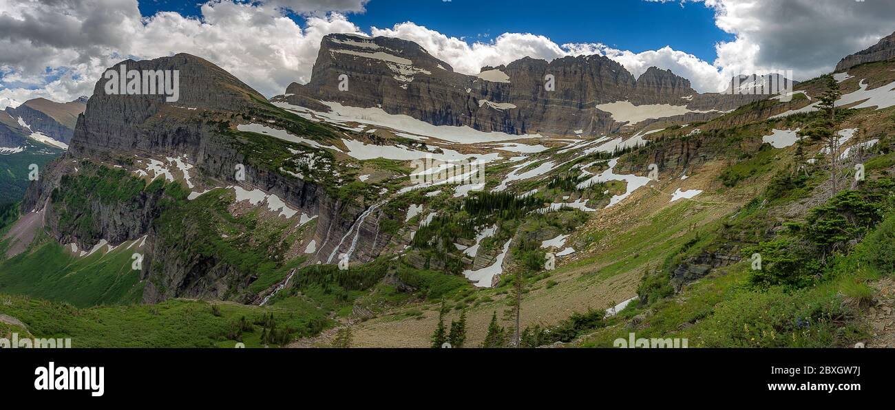 Ghiacciaio Grinnell, Parco Nazionale Glcier Montana Foto Stock