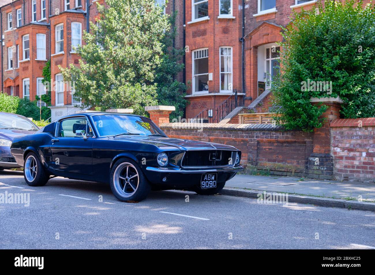 Ford Mustang a Kilburn North West Londra Foto Stock