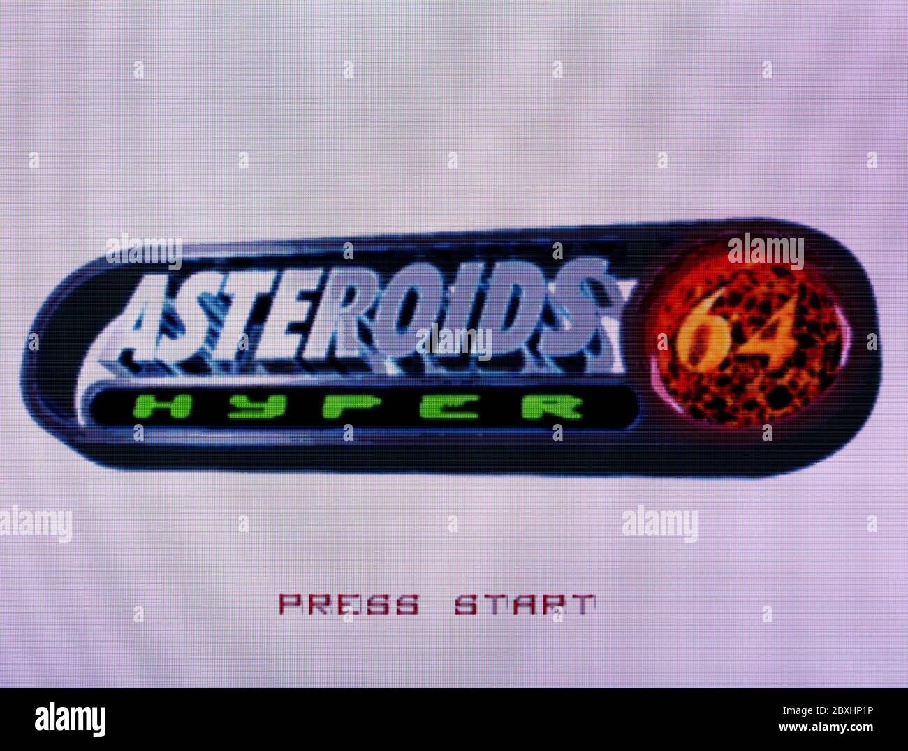 Hyper Asteroids 64 - Nintendo 64 Videogame - solo per uso editoriale Foto Stock