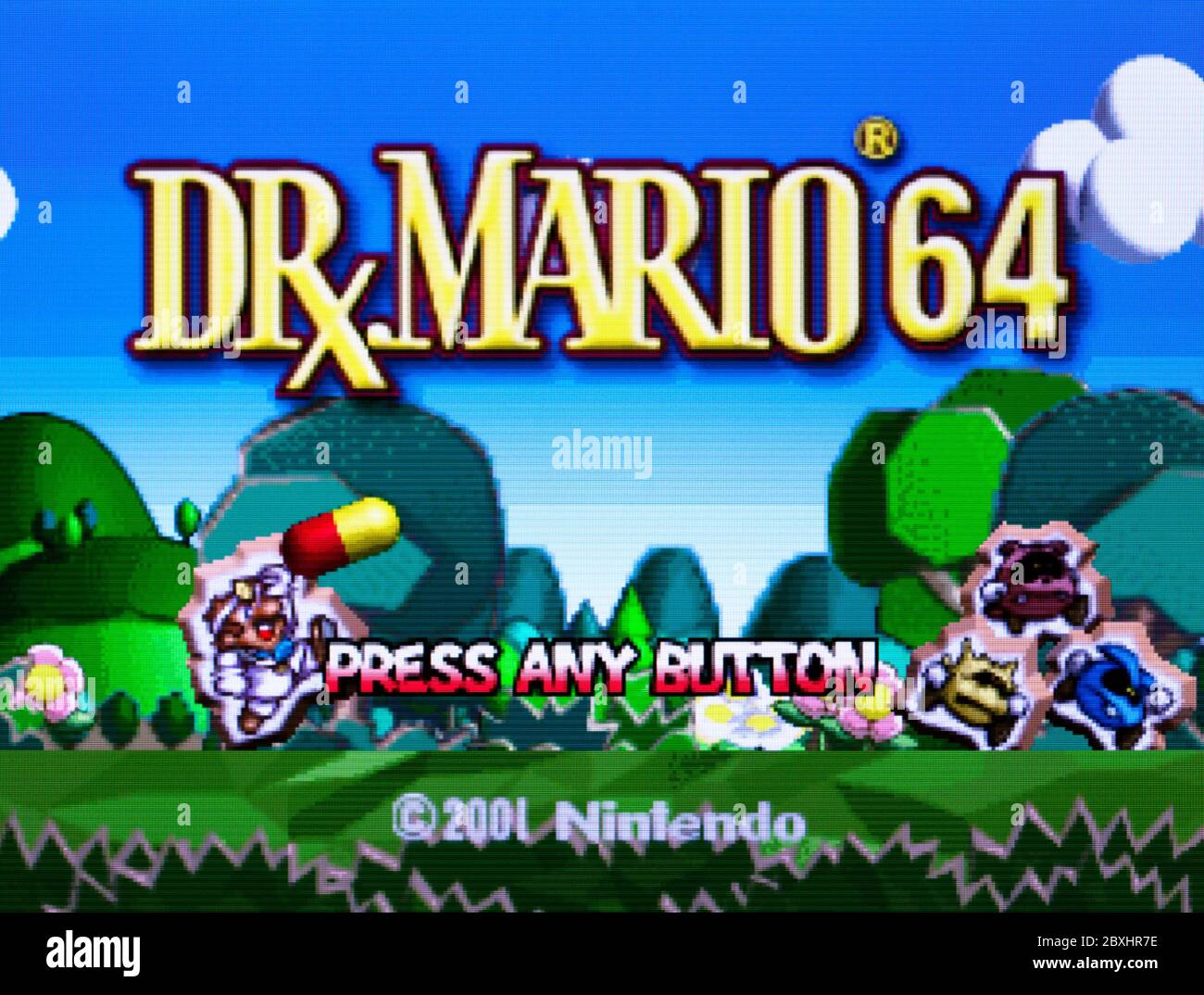 Dr Mario 64 - Nintendo 64 Videogioco - solo per uso editoriale Foto Stock