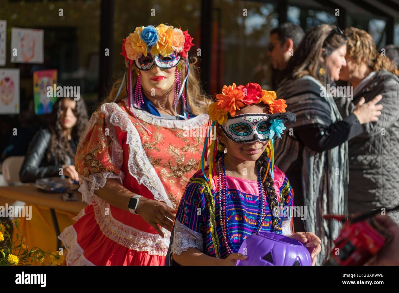 Giorno della celebrazione dei morti e del patrimonio messicano Foto Stock