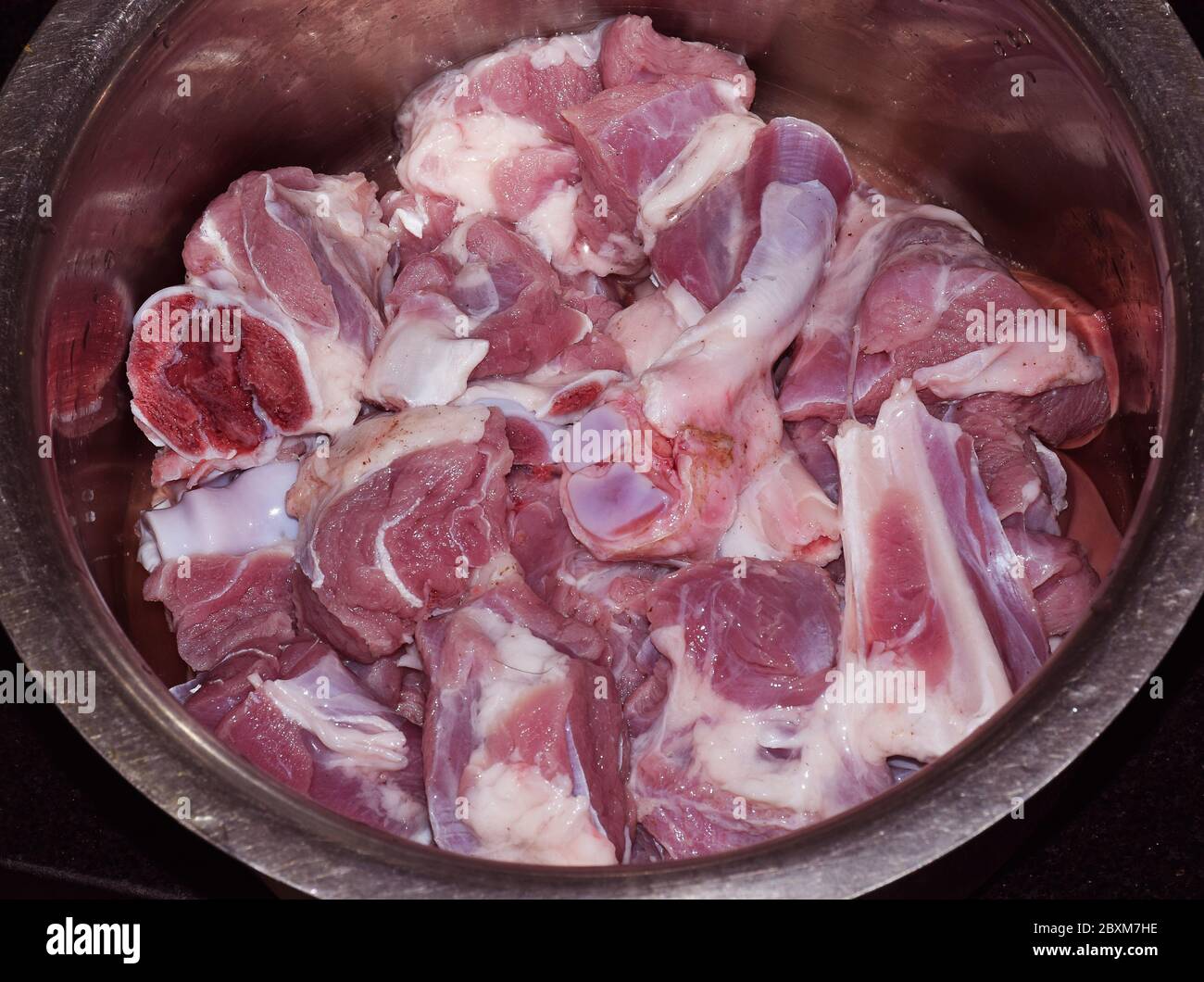 Carni fresche di agnello o di Mutton fresche Foto Stock