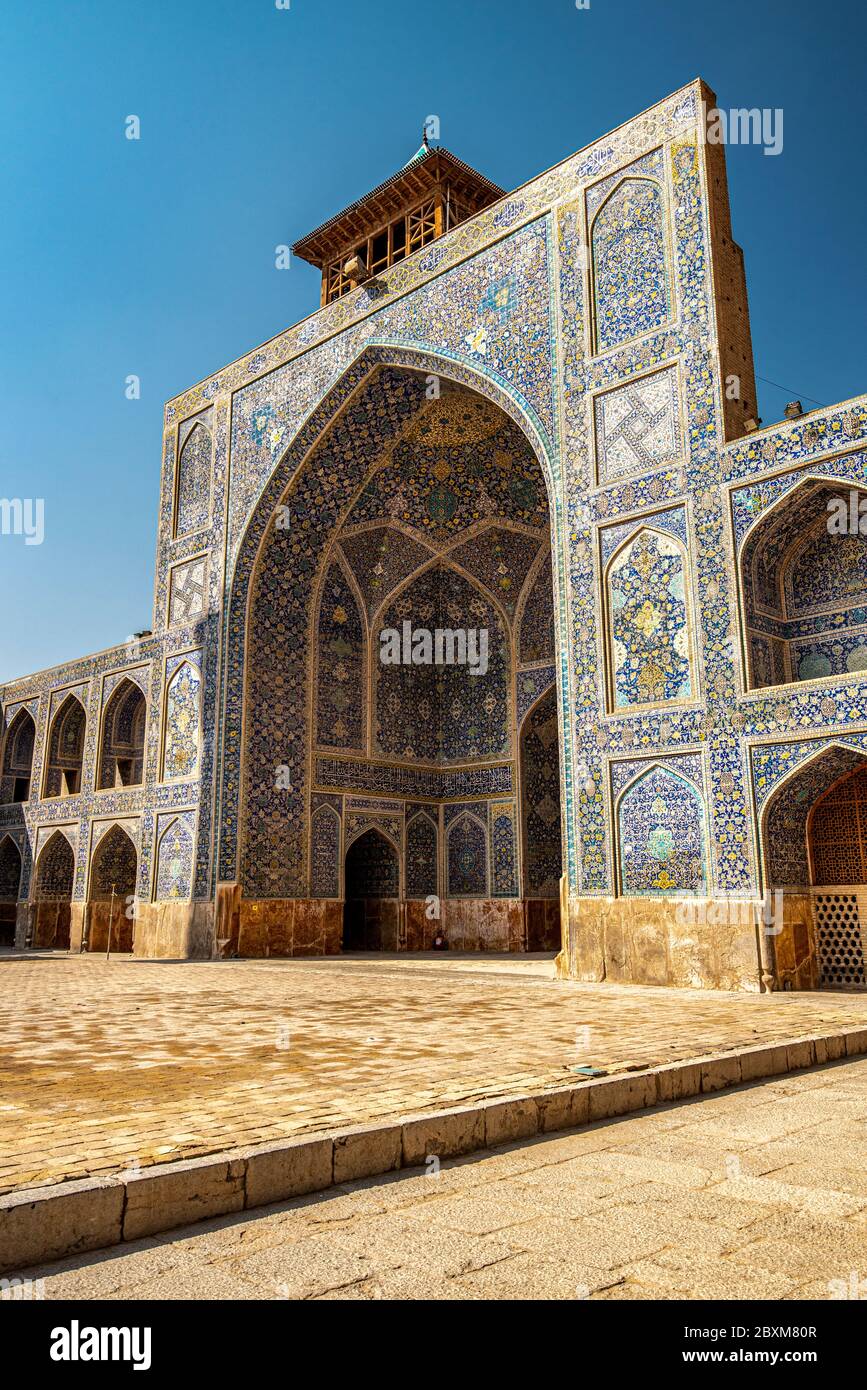 Imam moschea, Isfahan, Iran Foto Stock