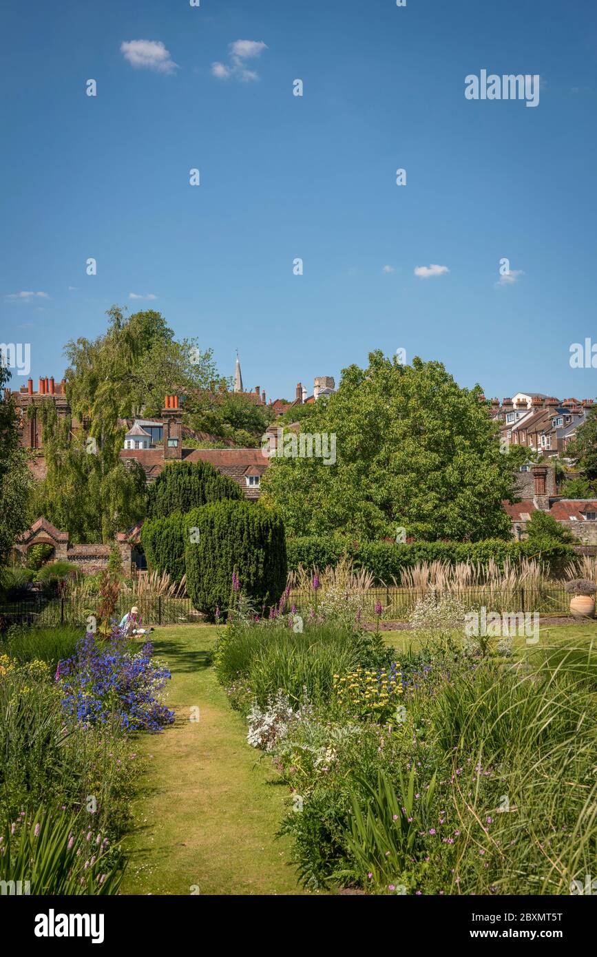 Southover Grange Gardens, Lewes, East Sussex, Regno Unito Foto Stock