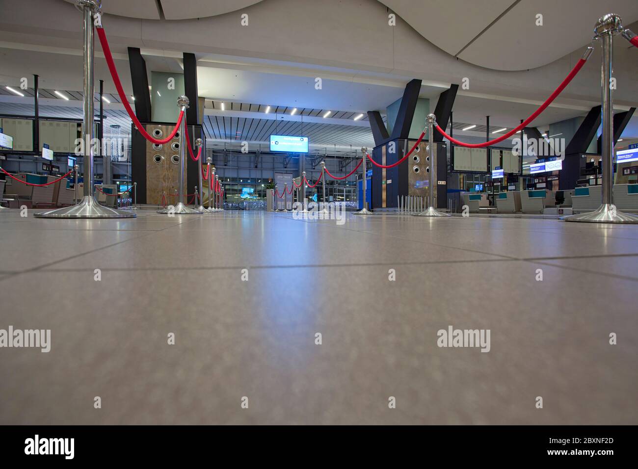 All'interno dell'Aeroporto Internazionale O. R. Tambo. Foto Stock