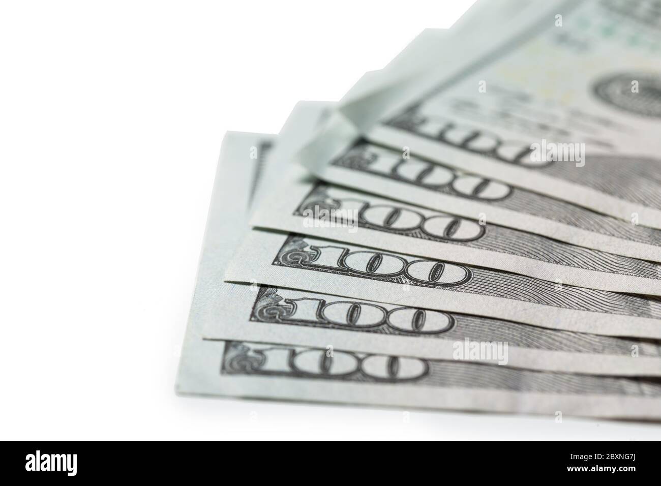 Mandala caleidoscopio dal denaro. Abstract denaro sfondo pattern raster ripetere mandala cerchio. Su sfondo bianco. Foto Stock