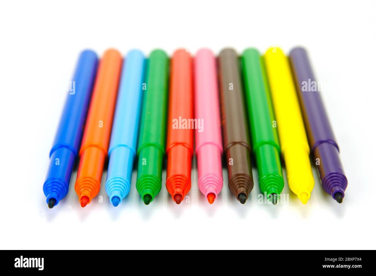 Colorato da colorare per bambini penne Foto stock - Alamy