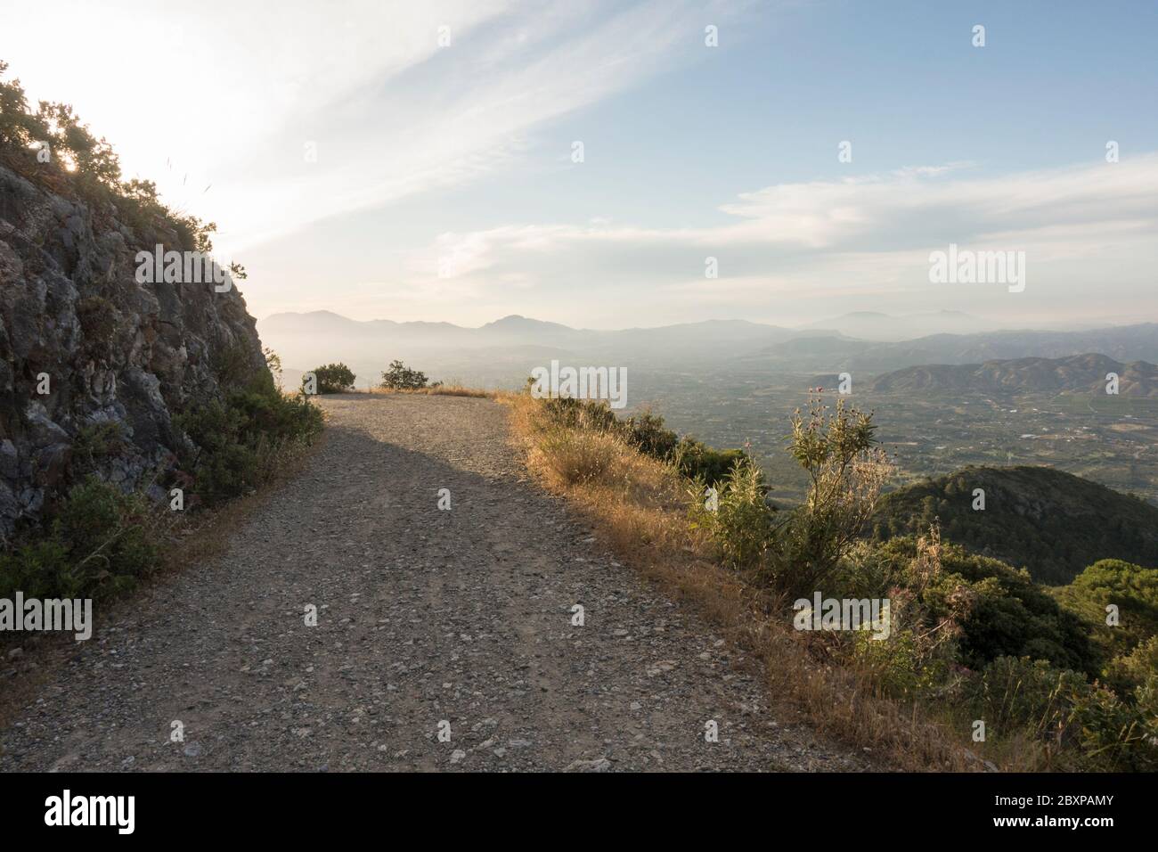 Paesaggio naturale , natura, Andalusia, Malaga, Spagna meridionale. Foto Stock