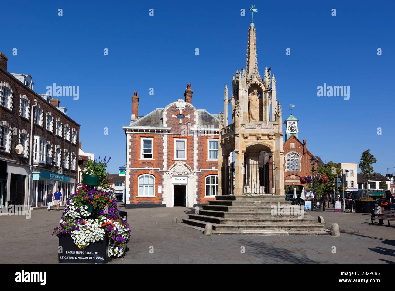 Leighton Buzzard Market Cross, Leighton Buzzard, Bedfordshire, Inghilterra, Regno Unito, Europa Foto Stock