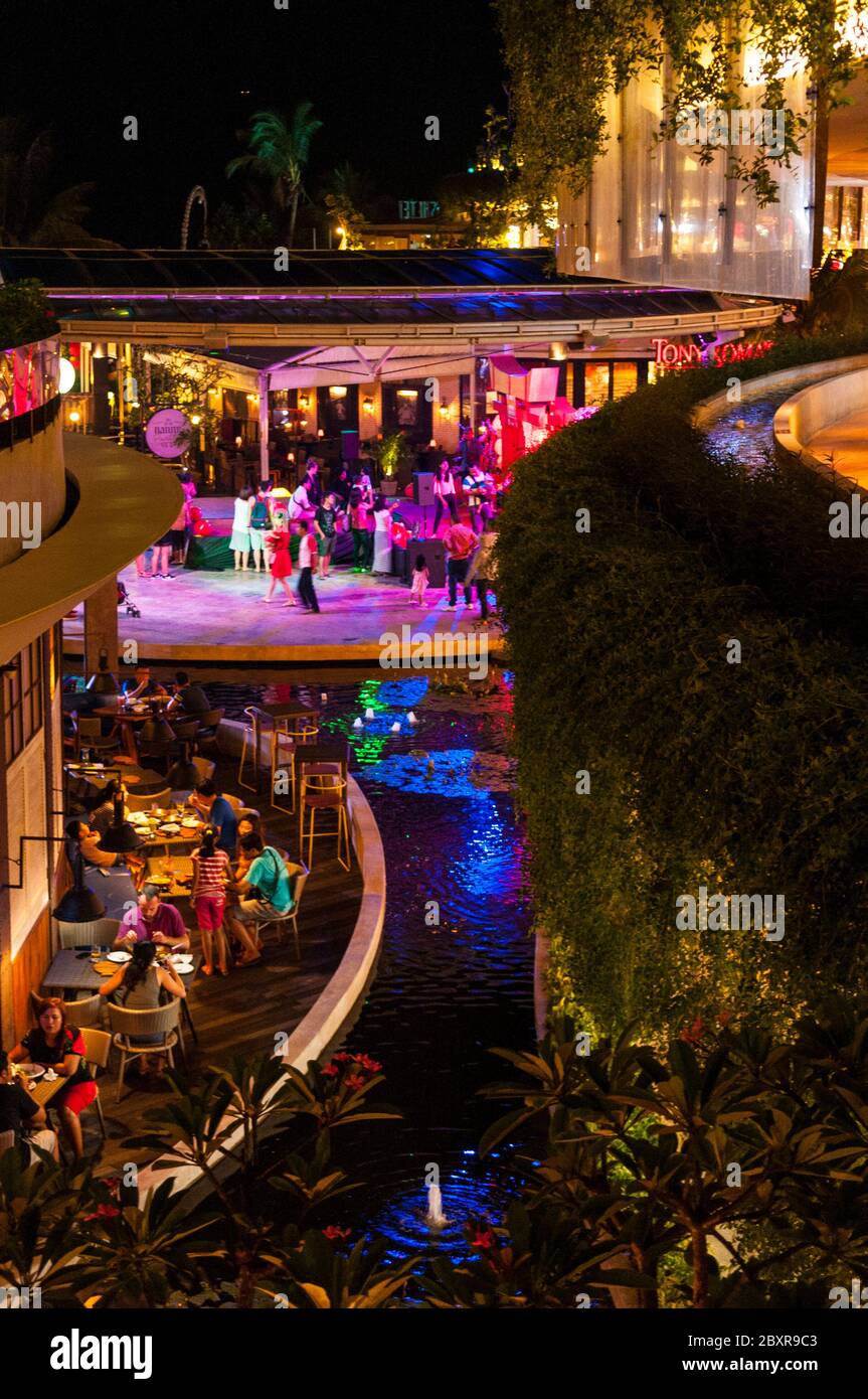 Beachwalk, Bali, Indonesia Foto Stock