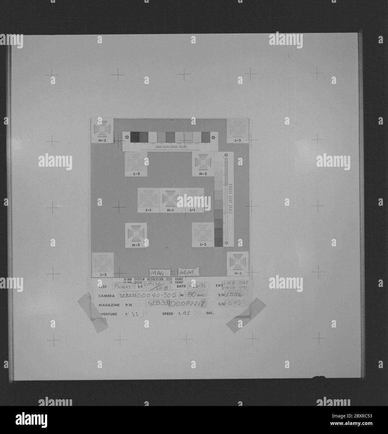AS14-68-chart - Apollo 14; 1967 – 1972; Foto Stock