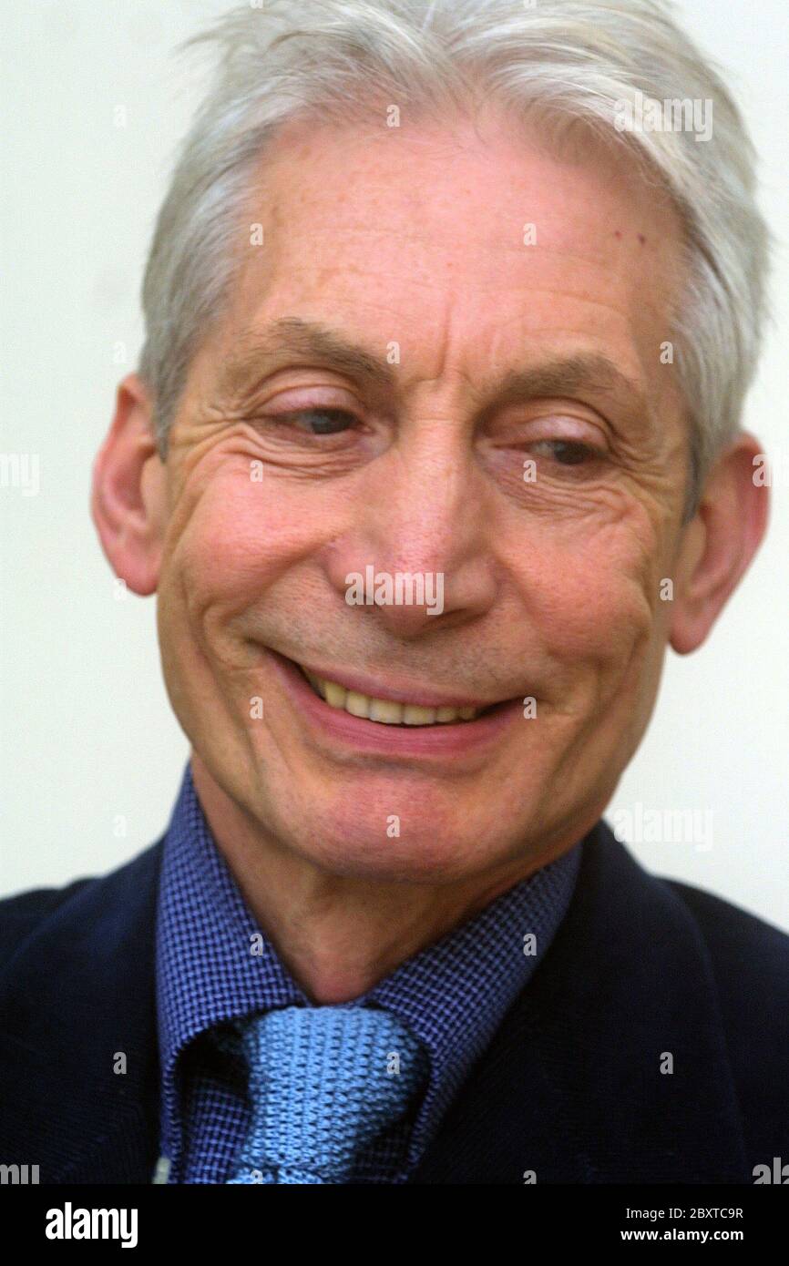 Charlie Watts, il batterista delle Rolling Stones Foto Stock