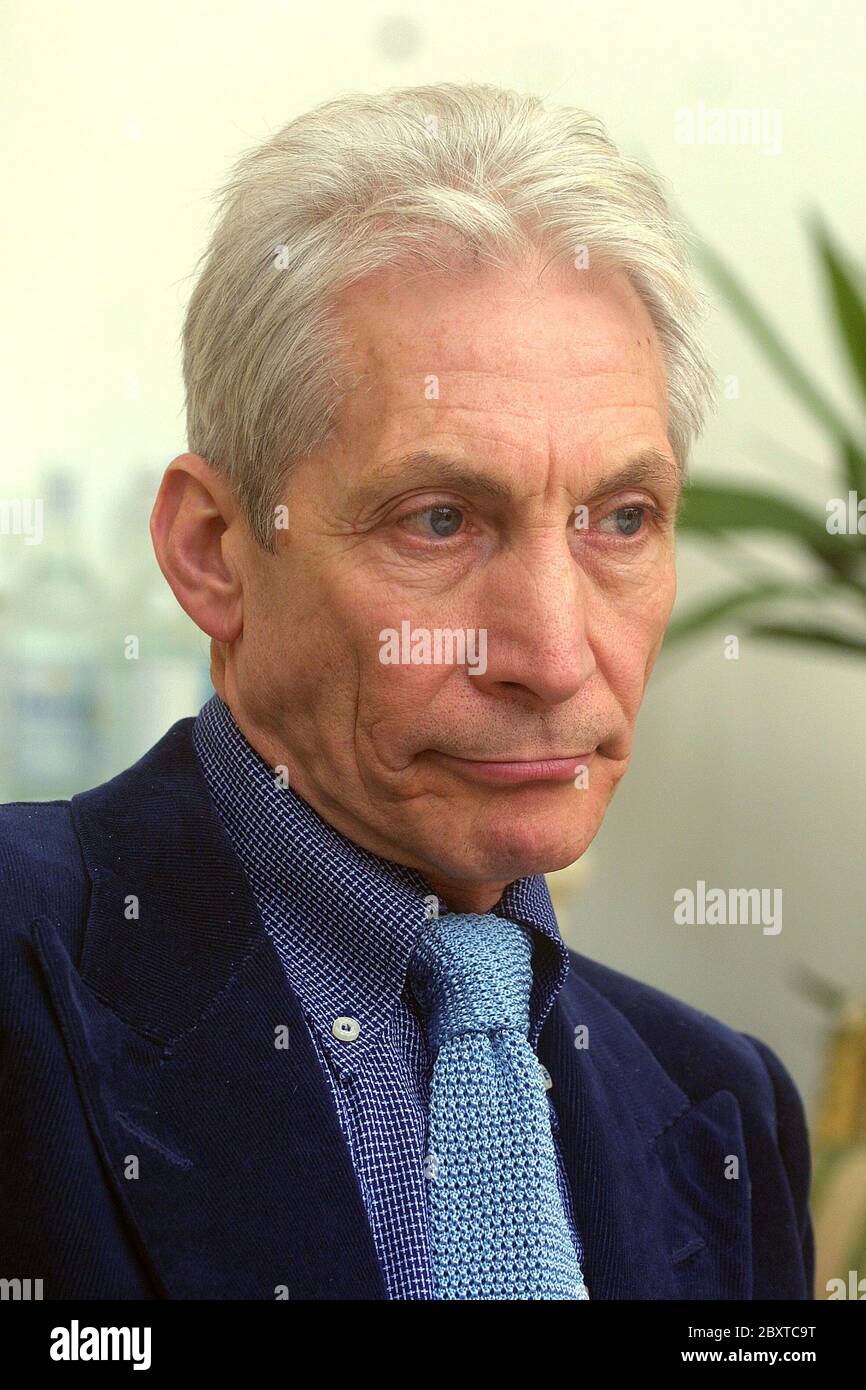 Charlie Watts, il batterista delle Rolling Stones Foto Stock