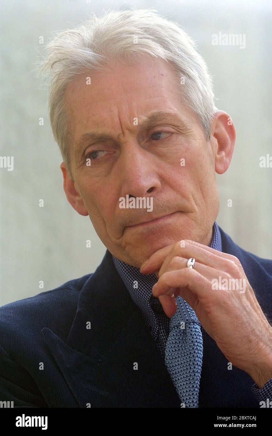 Charlie Watts, il batterista delle Rolling Stones Foto Stock