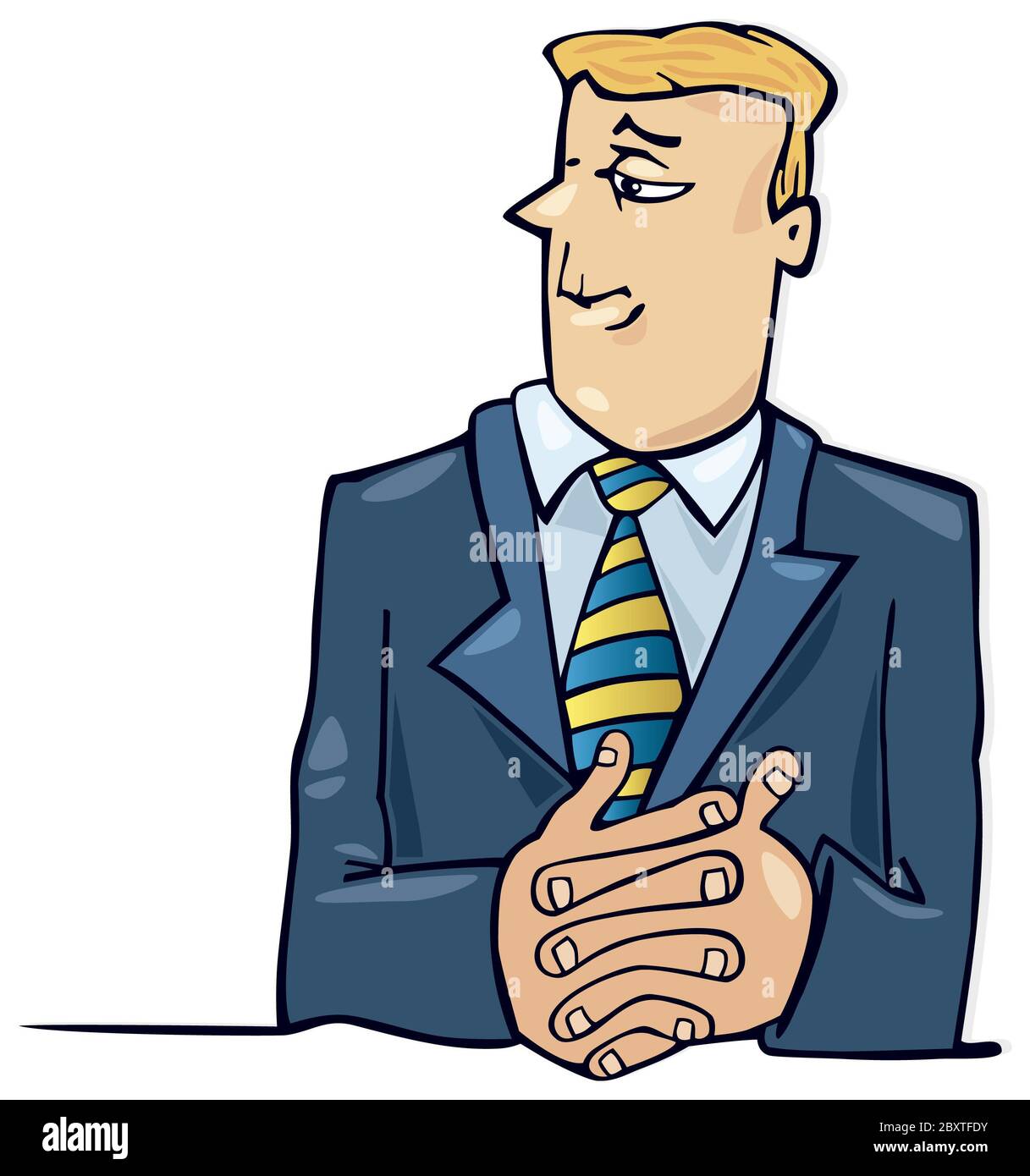 Capo pensiero Foto Stock