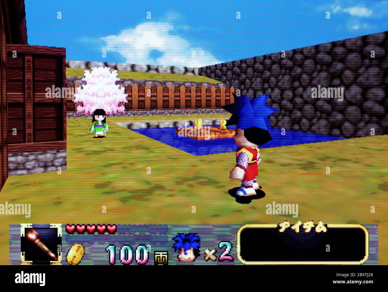 GANBare Goemon Neo Momoyama Bajufu no odori - Nintendo 64 Videogioco - solo per uso editoriale Foto Stock