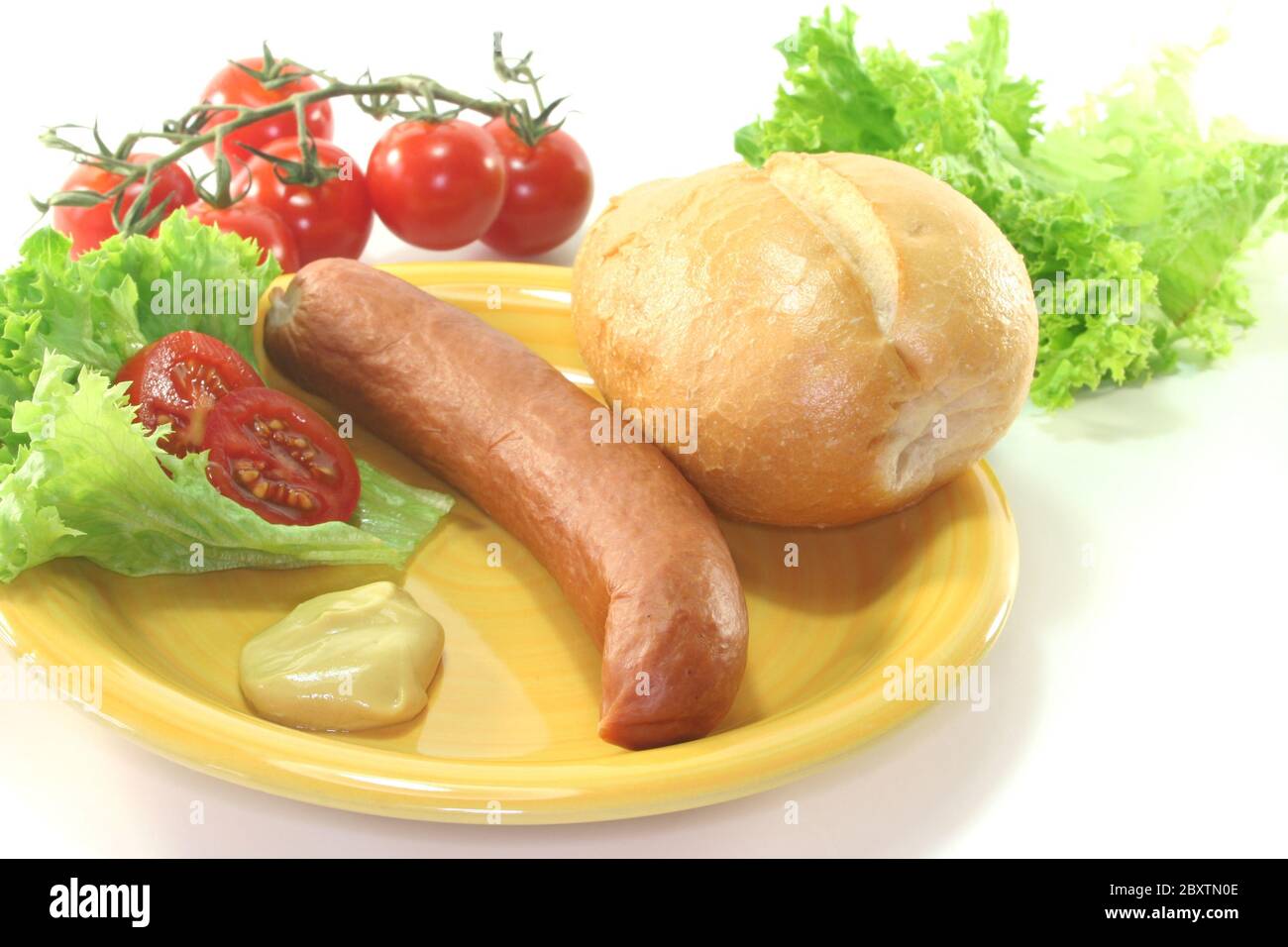 Frankfurter salsicce Foto Stock