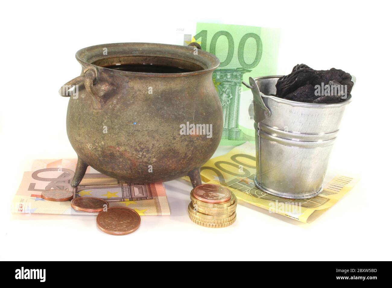 Costi di riscaldamento Foto Stock