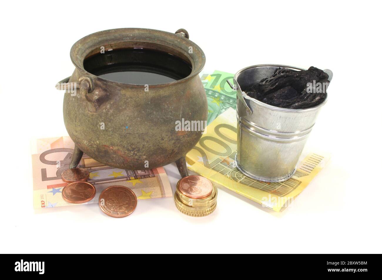 Costi di riscaldamento Foto Stock