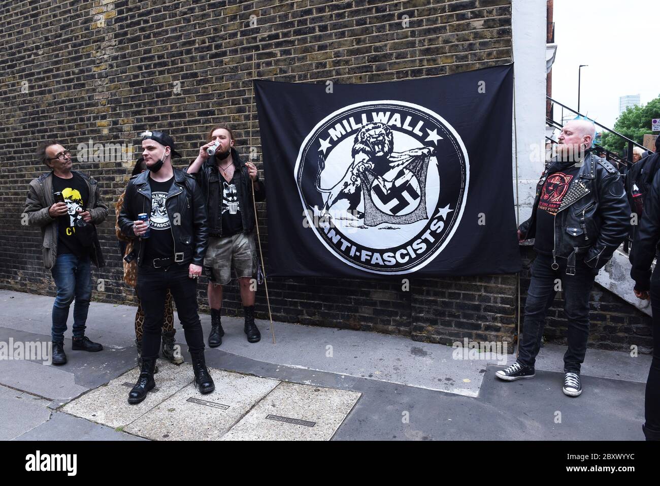 Black Lives Matter Vauxhall to Whitehall March, Londra, Regno Unito, 07 giugno 2020. Credito: Alamy News Foto Stock