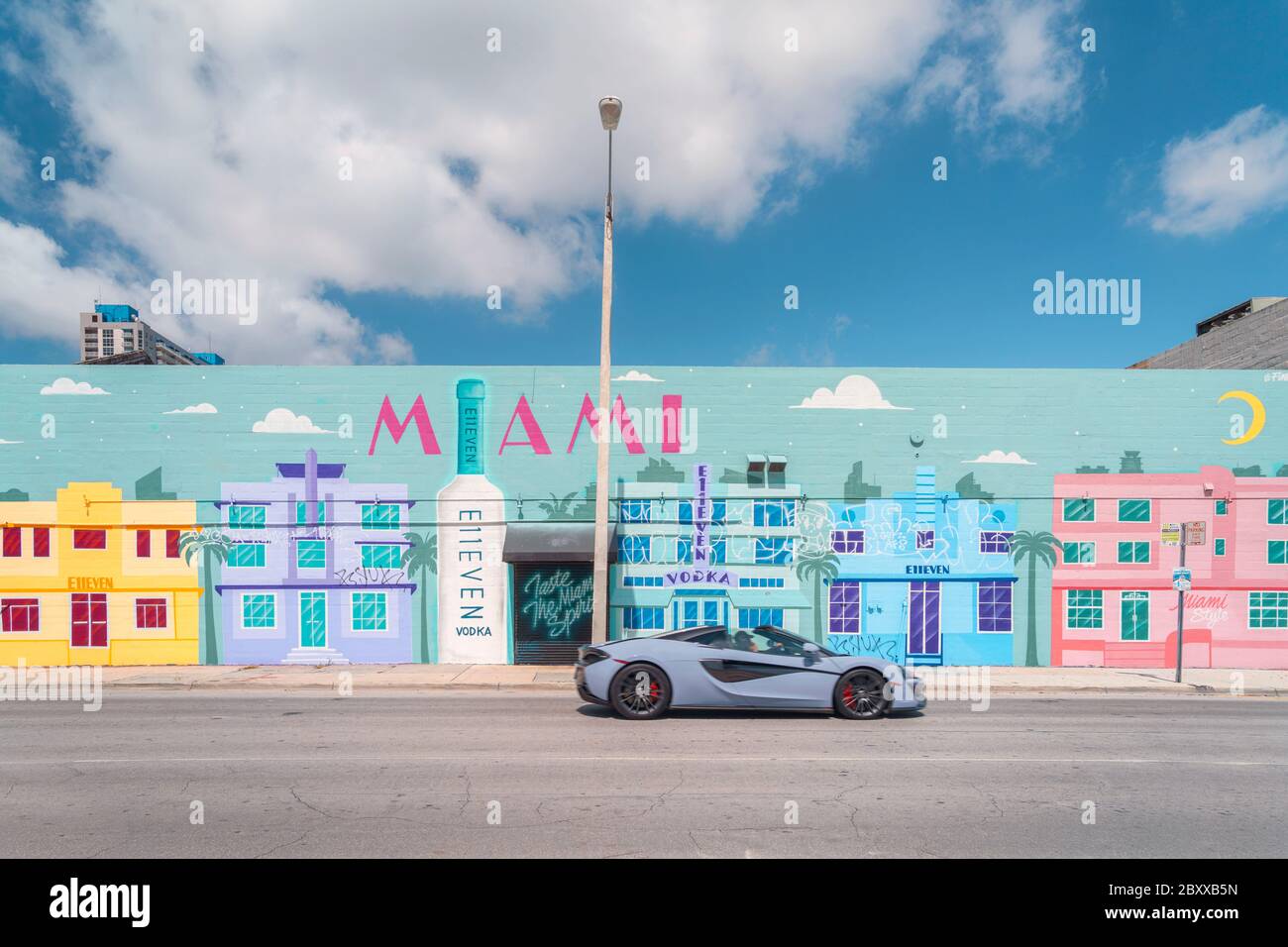 Il centro di Miami Foto Stock