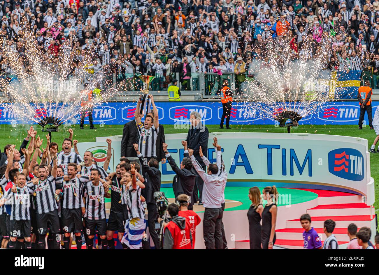 Juventus 30° scudetto celebrazione Foto Stock