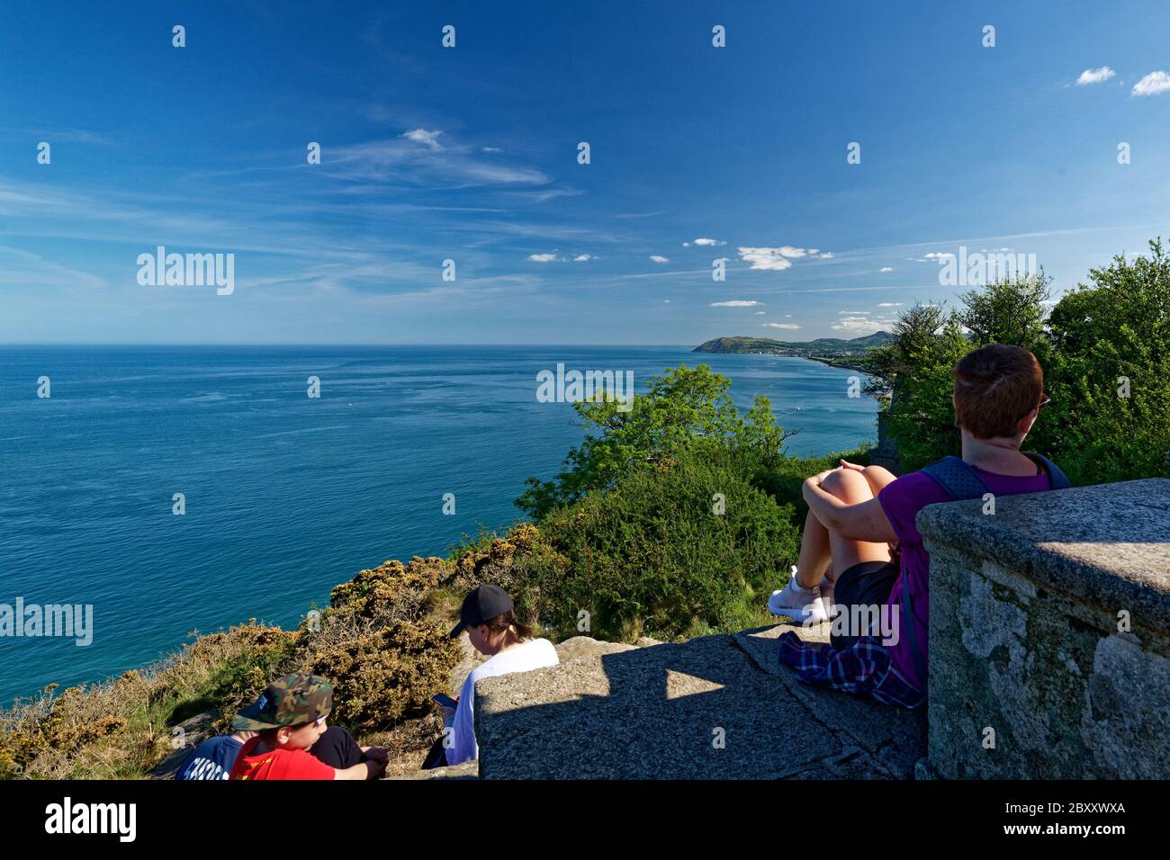 Killiney Hill Park, Contea di Dun Laoghaire-Rathdown, Irlanda Foto Stock