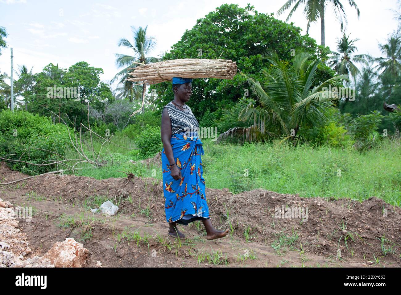 Rovine di Gede Watamu Kenya Africa Foto Stock