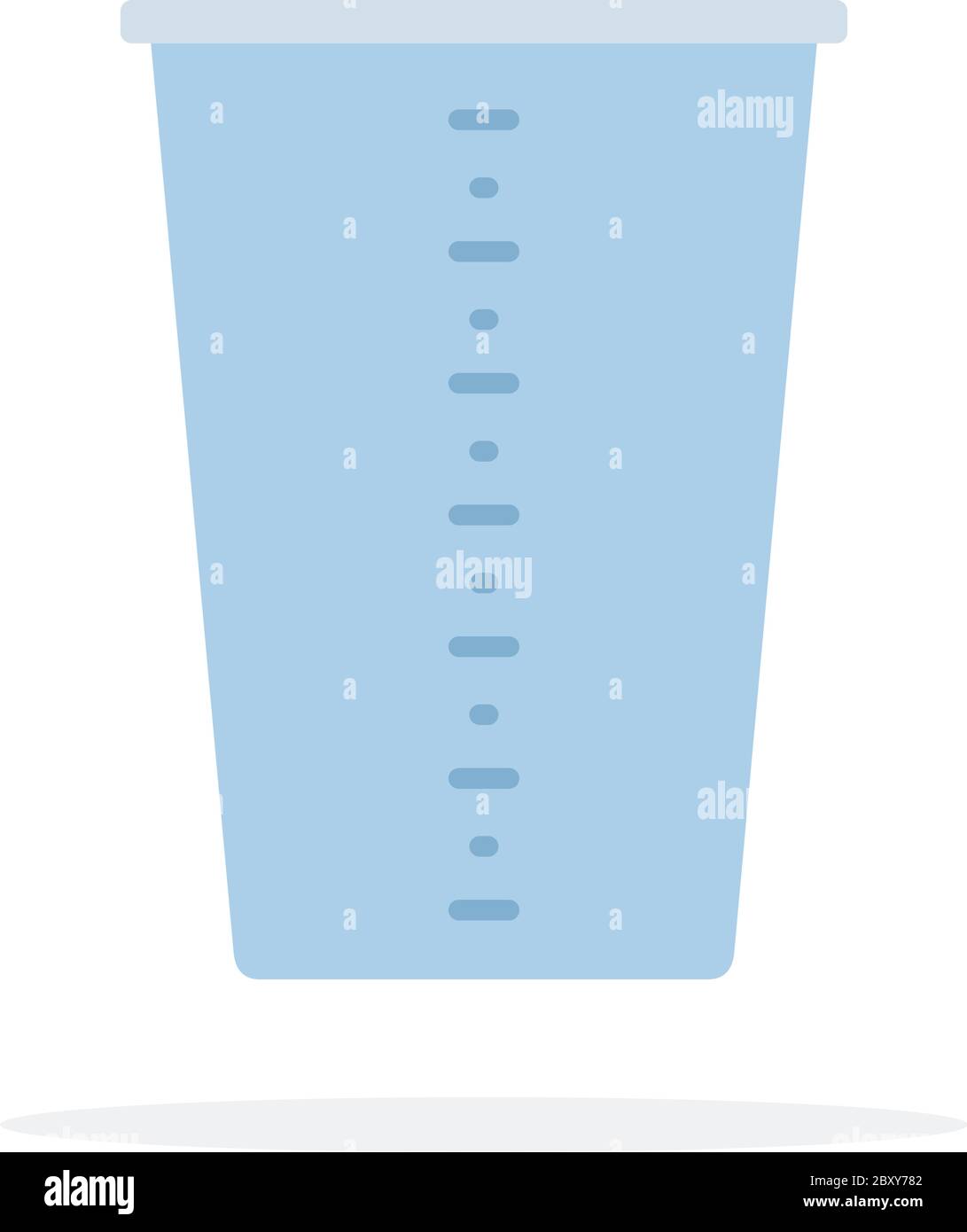 Piatto di misurazione cucina vettore isolato Illustrazione Vettoriale