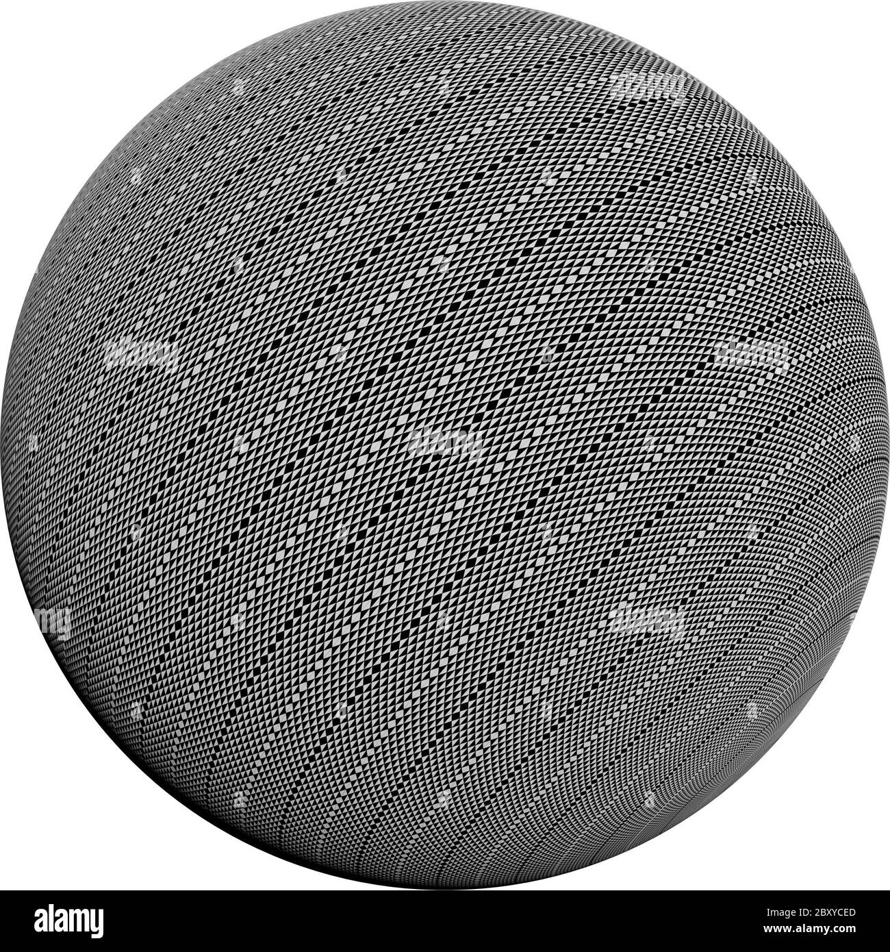 Round immagini a mezza tinta - round bianco nero pattern design Foto Stock