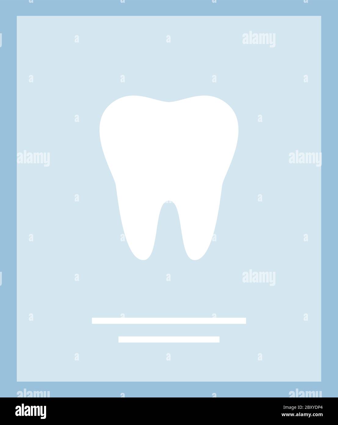 Icona del vettore certificato dentista isolata Illustrazione Vettoriale