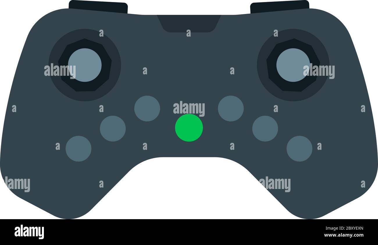 Icona vettoriale controller video gioco isolata Illustrazione Vettoriale