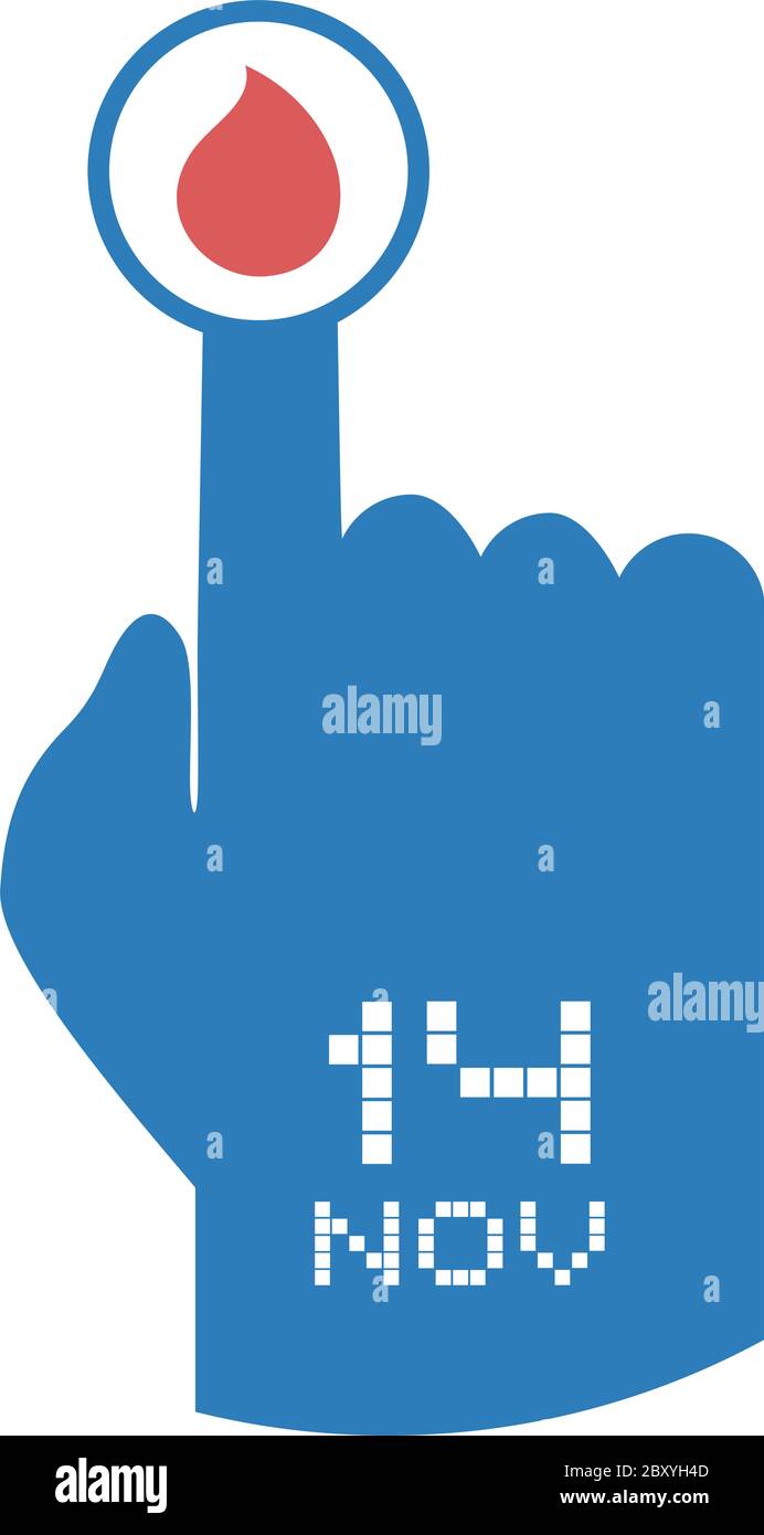 giornata mondiale del diabete icona Illustrazione Vettoriale