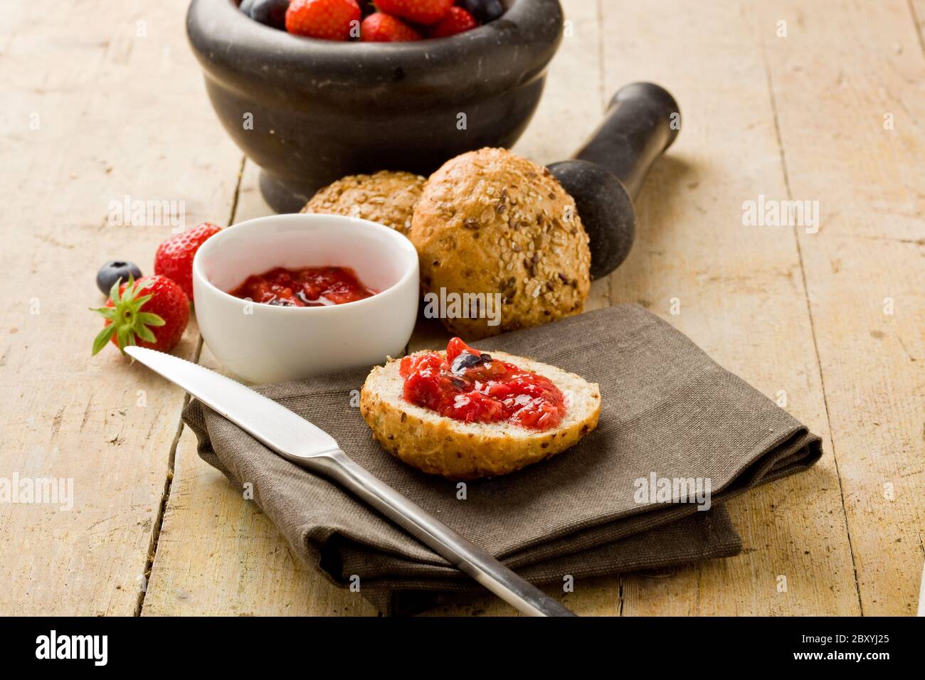 Marmellata - colazione Foto Stock