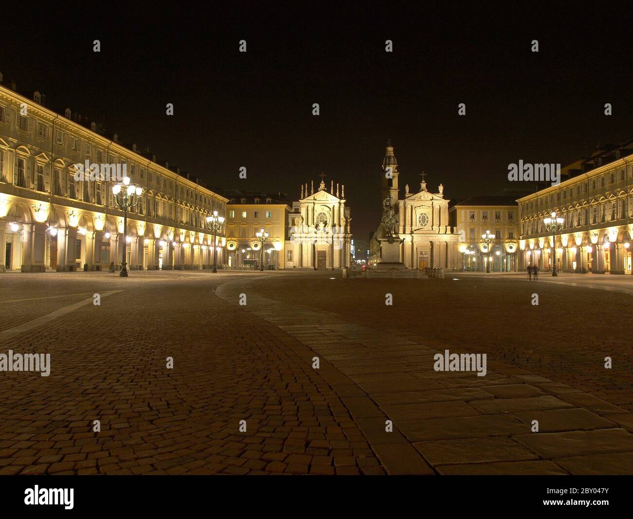 Piazza San Carlo, Torino Foto Stock