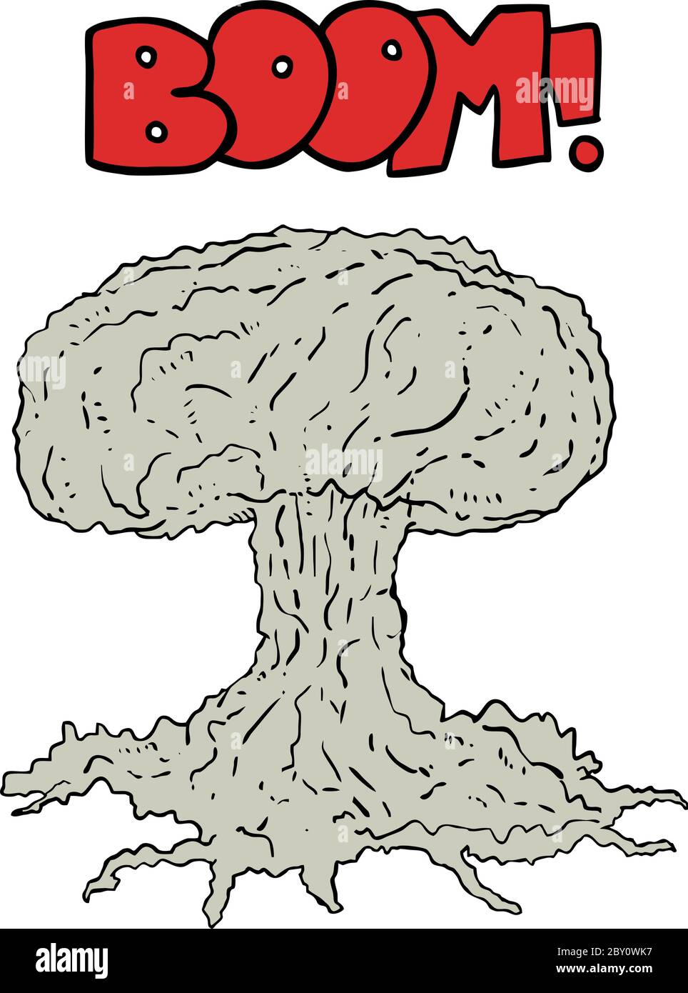 Vettore bomba atomica Illustrazione Vettoriale