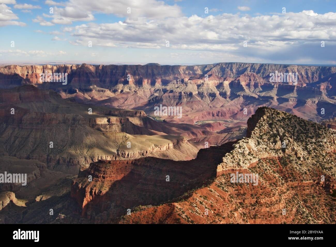 Maestoso panorama del Grand Canyon Foto Stock
