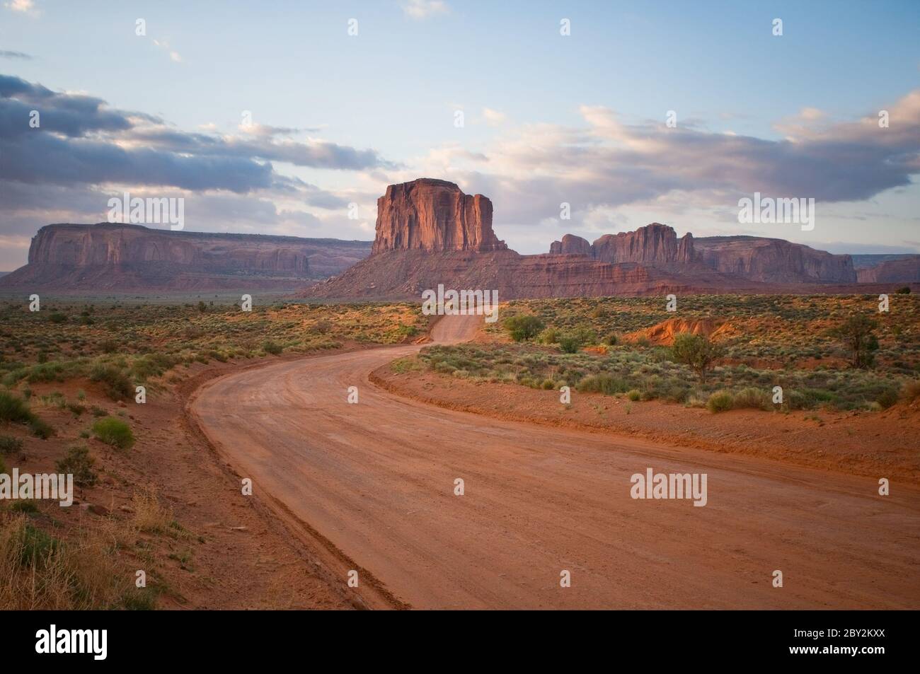 Il Monument Valley, Utah, Stati Uniti d'America Foto Stock