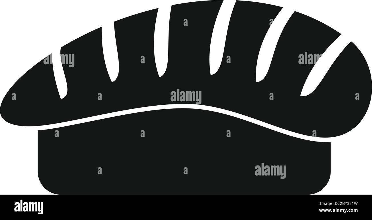 Icona di pesce giapponese. Semplice illustrazione dell'icona vettoriale giapponese del pezzo di pesce per il web design isolato su sfondo bianco Illustrazione Vettoriale